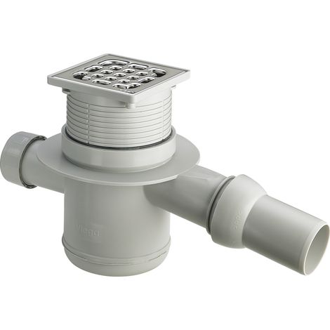 Siphon de salle de bain 4921,4 pouces DN40 x DN50, plastique, gris