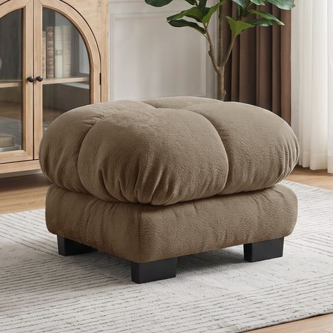 Canapé tissu chenille douce résistante coussins matelassés anti affaissement anti glissement accoudoirs incurvés montage facile coussins sous vide salon (1/5)