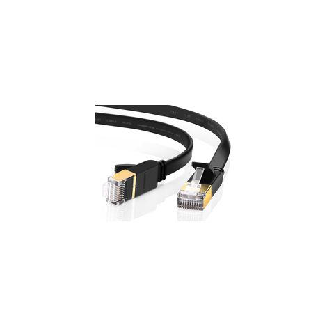 Cavo di rete piatto Ethernet RJ45 ugreen NW106, Cat.7, STP, 3 m (nero)