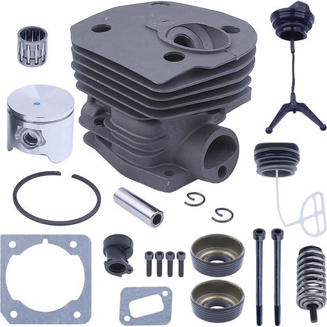 Kit de Tapas de colector de admisión de pistón de Cilindro 44 mm, para Motosierra para Husqvarna 340 345 350, 537253002, 537 25 30 02, 503 86 63 02, 503866302 (1/5)