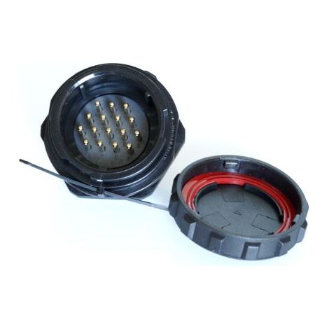 Connecteur circulaire RS PRO, Standard 16 contacts, Montage panneau, raccordement A souder ( Prix pour 1 )