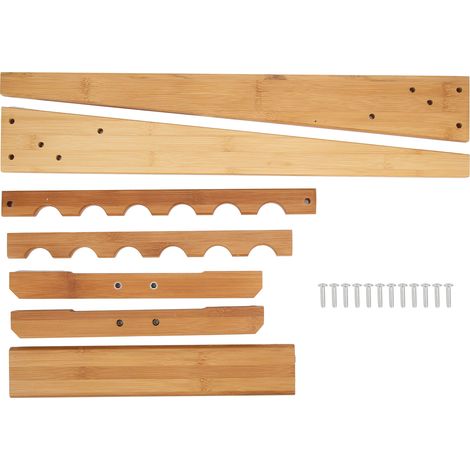 Support de canne à pêche multifonction 6 positions, présentoir et organisateur de rangement pour maison (1/5)