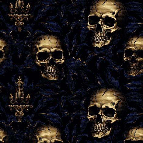 Tela decorativa para exteriores Oxford - Motivo de calavera I DX4941 (1/5)