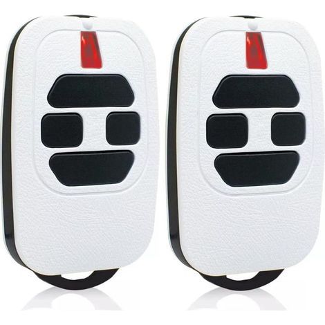 Aiperq – Lot de 2 télécommandes 433,92MHz – Compatible GTI2/4, GT2/4, MIO TR2/4, MIO TR2N/4N – Émetteur mural pour motorisations – Pile incluse (1/4)