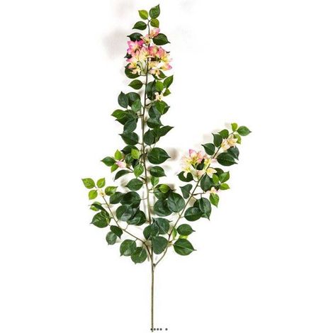 Branche de Bougainvillier artificielle H 83 cm Rose pâle - couleur: Rose pâle