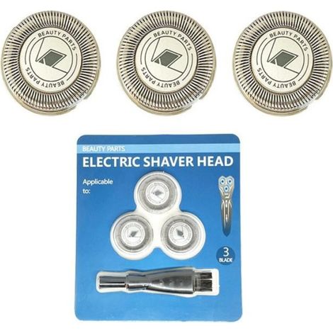 Tête de Rasage SH71 - Compatible avec Rasoirs Électriques Série 7000 et Série 5000 Forme Angulaire - 3 Pièces