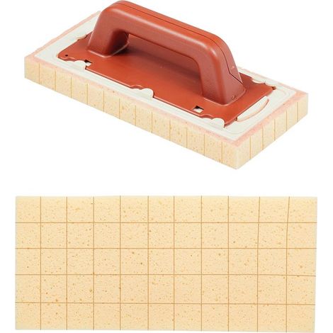 Taloche éponge 13x30x3 cm Quick-Lock RAIMONDI Sweepex coupée - Avec poignée - 13 x 30 x 3 cm (1/5)