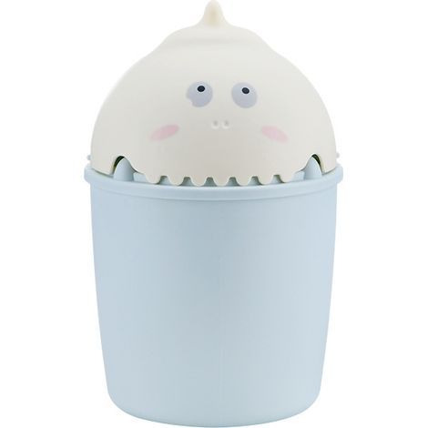 Poubelle de bureau en forme de dinosaure de dessin animé créatif de mode peut mignon flip mini poubelle compacte (1/5)