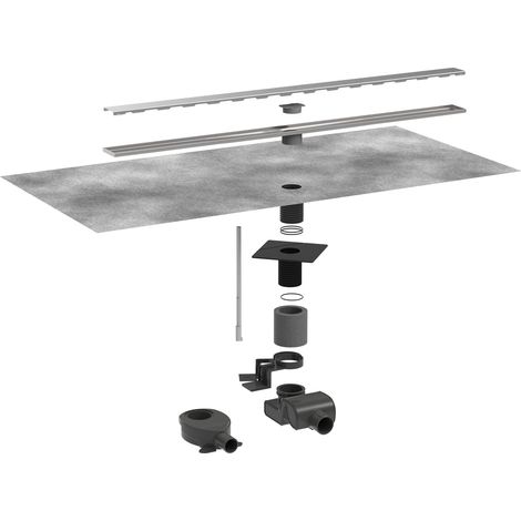 hansgrohe RainDrain Allround set complet caniveau de douche 1200, (1/5)