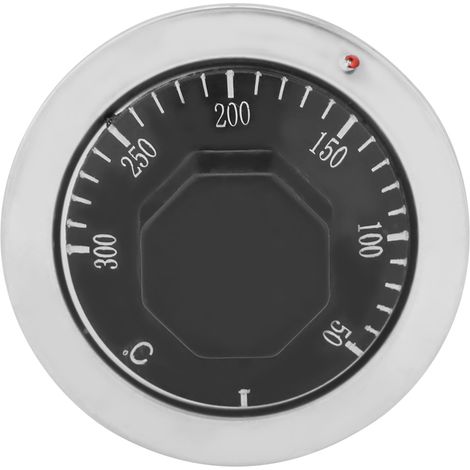 Thermostat de régulation de température 250 V CA, 16 A, plage de température de 50 à 300 °C.