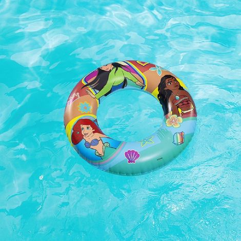 TRADE SHOP - Salvagente Ciambella Gonfiabile Principesse 56cm Per Bambini 3-6 Anni Mare 91043 - (1/5)