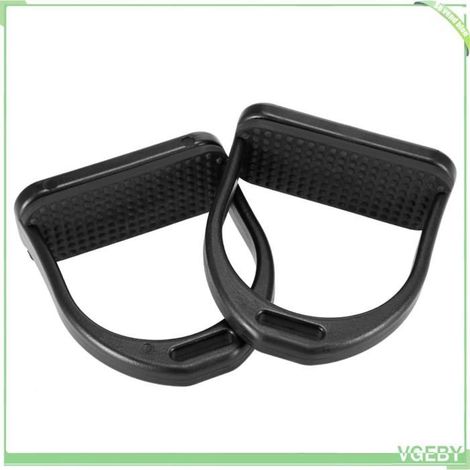 VGEBY Étriers de chevaux 2 pcs éteintes à cheval étriel jeux trampoline Pour les adultes Pour les enfants (1/5)