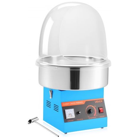 Machine à Barbe à Papa Électrique avec Dôme Transparent (1/5)