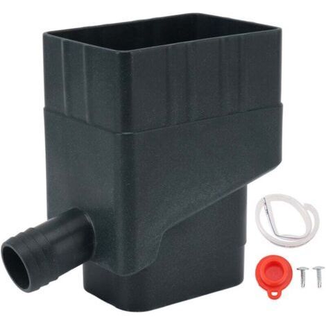 Rainwater harvesting system UV-resistant professional downspout diverter kit for outdoor garden lawn (1/4)