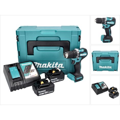 Makita DDF 487 RGJ Akku Bohrschrauber 18 V 40 Nm Brushless + 2x Akku 6,0 Ah + Ladegerät + Makpac (1/5)