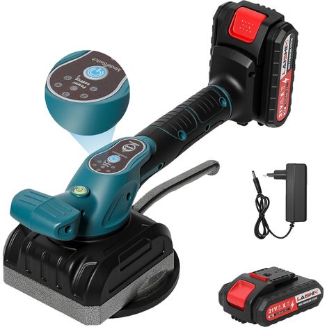Outil de nivellement de carreaux, 21V de tension, 3500W de puissance, fréquence de vibration de 72000 RPM, ventouse de 125 mm, capacité d'adsorption de 200 kg (1/5)