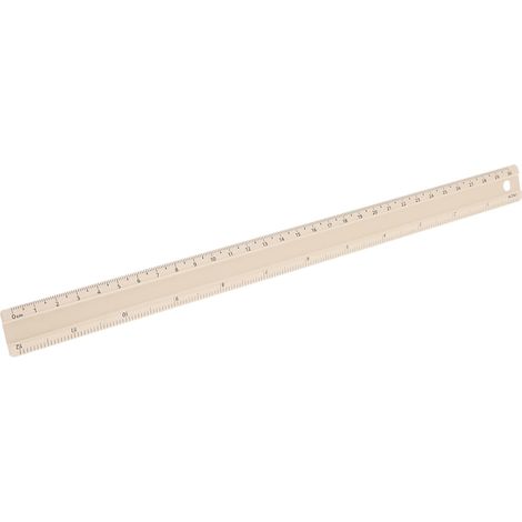 Règle portable en alliage d'aluminium de 30 cm, outil mesure (1/5)