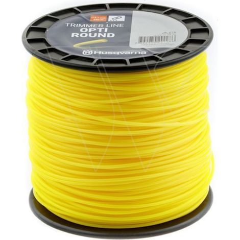 Husqvarna OPTI Round tondo bobina filo nylon Giallo per decespugliatore Ø 2,7 mm - Lunghezza: 240 Metri