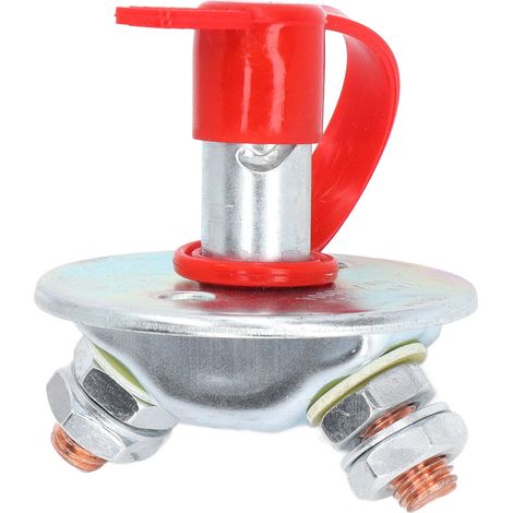 Interrupteur de coupure batterie 38mm isolateur coupe-circuit 12-24V pour voiture bateau, ABS laiton, 200A (1/5)