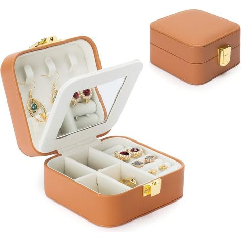 Petit organisateur de Boîte à bijoux de voyage-Fei Yu