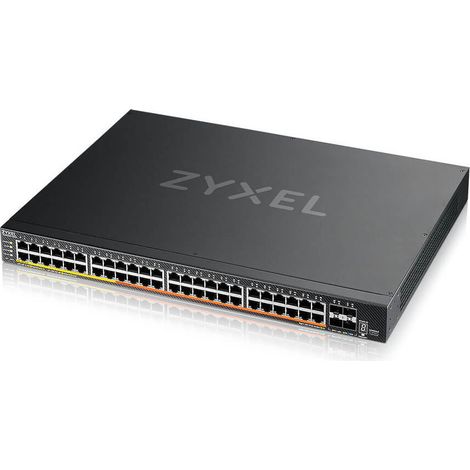 Zyxel XMG2230-52HP Gestito L2/L3 2.5G Ethernet (100/1000/2500) Supporto Power over Ethernet (PoE) 1U Nero