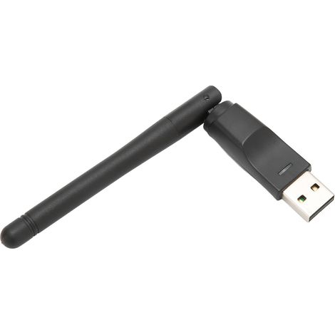 Adaptateur Wifi Usb - 300 Mbps - Antenne Externe 2 Dbi - Rotation 90 Degres - Compatible Windows Xp Vista 7 8 10 11 - 1 Piece (1/5)