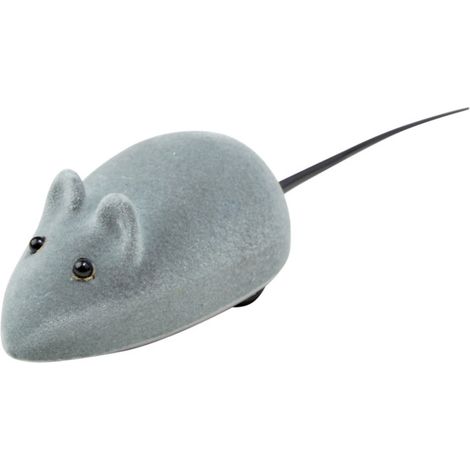 Jouet pour Chat "Souris Mécanique" 18cm Gris (1/3)