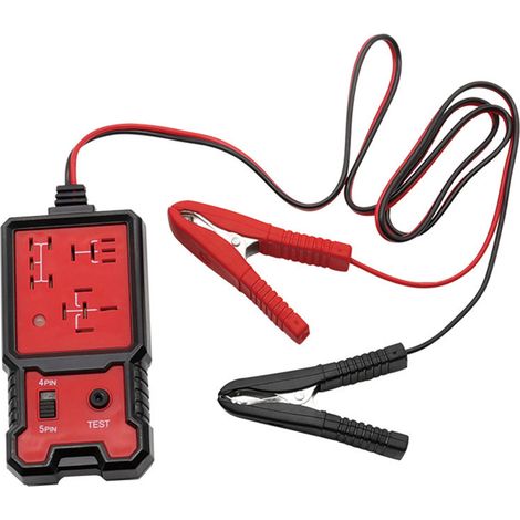 Testeur De Relais - Para Batería De Coche 12 V - Diagnóstico Automático De Relés - Con Pinzas - Unidad (1/5)