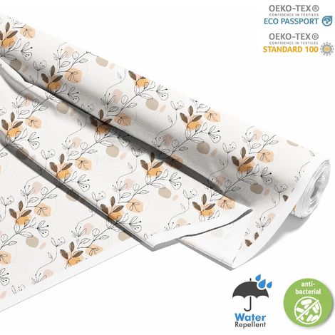 Dekorativer Outdoor-Stoff Oxford - Motiv Blumen I DX5353 (1/5)