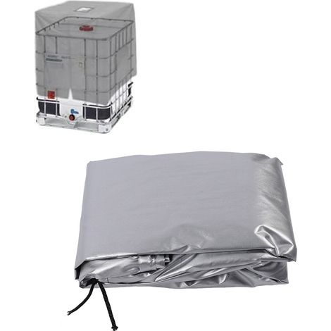 Abdeckung für 1000-Liter-IBC-Container – Wasserdichte, UV- und staubdichte Abdeckung aus 210D Oxford-Gewebe – inklusive Aufbewahrungstasche (1/5)