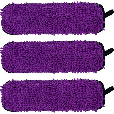 Lntyq 3er-Pack waschbare und wiederverwendbare Pet System-Mikrofaser-Kehrpads für die Bona-Moppfamilie, Ersatz 18 Zoll, zur Reinigung von Böden mit mehreren Oberflächen (1/5)