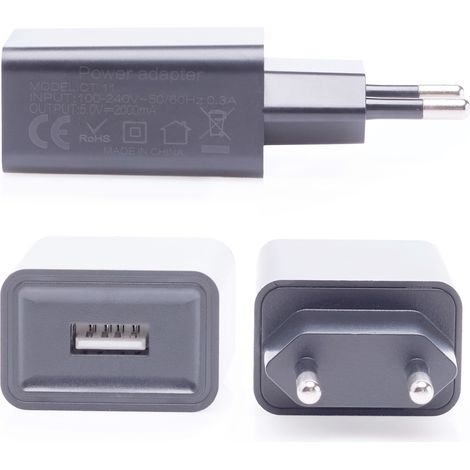 Adaptateur USB 5W 2A pour réseau (1/5)