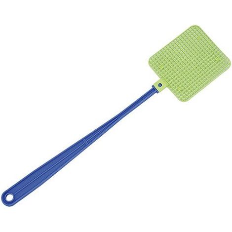 Paletta abbatti mosche con corpo e manico in PVC h 26,5 cm (1/3)