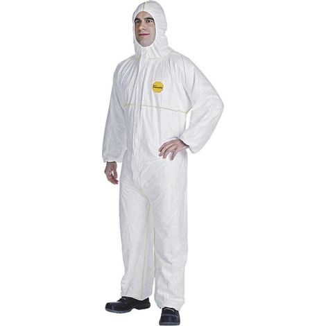 Combinaison jetable à cagoule 200 Easysafe - Blanc-D14886064 - Tyvek