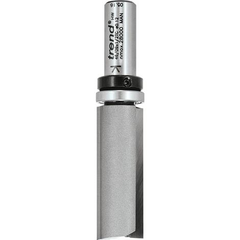 Trend 46/09X1/2 TCT 90° Shank-Mounted Template Profiler, 19.1mm Diameter, 50mm Length
