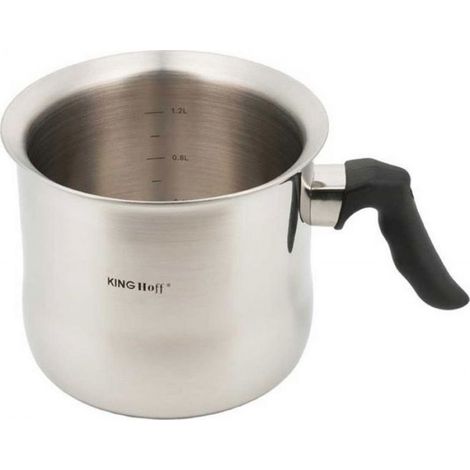 Faitout - Acier Inoxydable - 1,5 L - Compatible Induction - Sans Couvercle - Poignée Fixe (1/3)