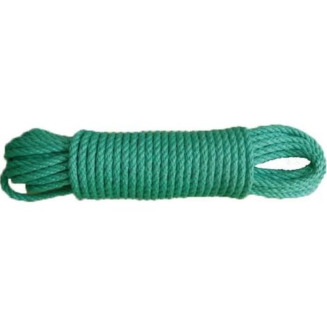 Cordage polypropylène - 10 - 1,24 - Vert