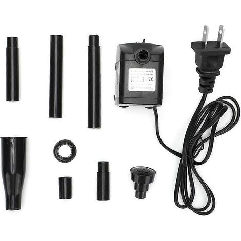 3-in-1 1000L/h 15W Tauchpumpe für Aquarien, geeignet für Teiche, Springbrunnen, Wassergärten, Aquarien, Filterung und Sauerstoffanreicherung, robustes Kunststoffmaterial, hohe Förderleistung, geringer (1/5)