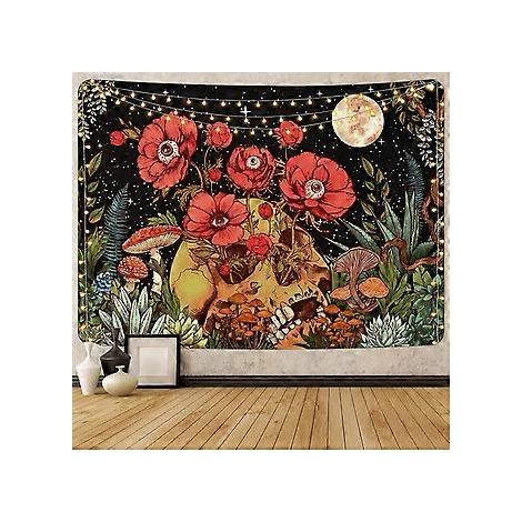 Wandteppiche aus Stoff für die Schlafzimmerwand, 180 x 230 cm (2)