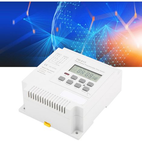 Minuterie triphasée 380 V / Minuterie à microprocesseur / Minuterie pour pompe à eau TM-613 (1/5)