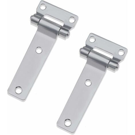 Alovez - Charnière de conteneur de Type T en acier inoxydable 304 2 pièces pour camions, camionnettes, caravanes 135mm (1/5)