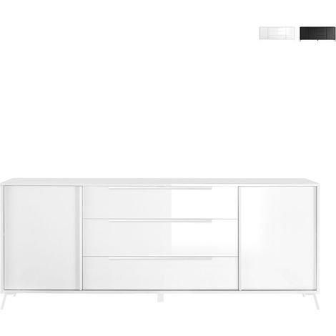 CALICOSY - Buffet 2 portes et 3 tiroirs L205 cm - City (1/5)
