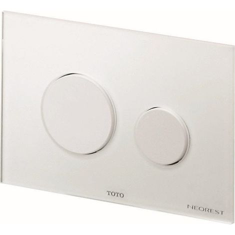Plaque de commande NEOREST 150 x 220 x 5 mm blanc TOTO