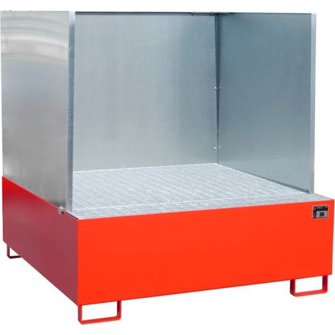 Bauer Südlohn Bac de rétention AW 800/SW, peint, rouge feu