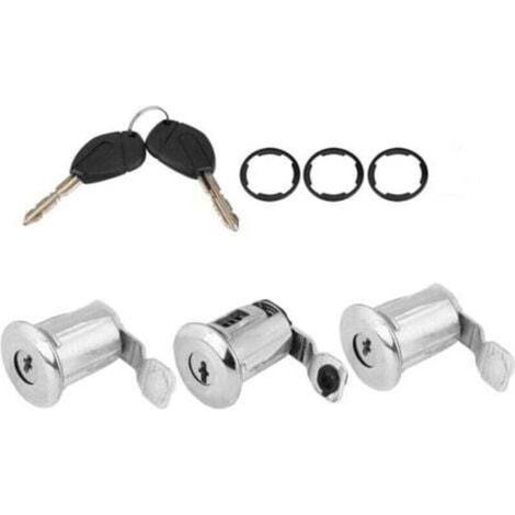 Serrures de porte Citroën C1 – Ensemble cylindres serrure métal 252522 – Remplacement direct pour Partner Berlingo Xsara (1/2)