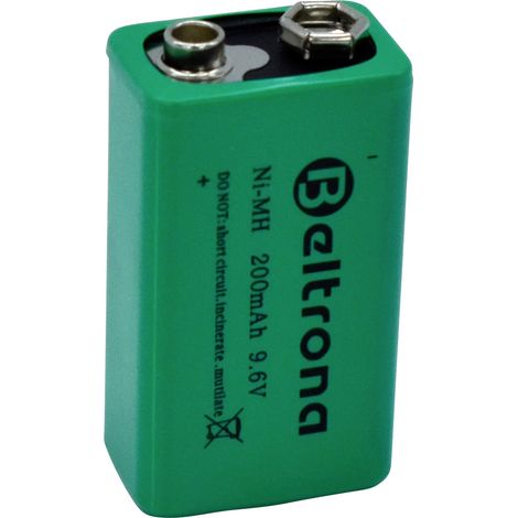 Beltrona BELNIMH9.6200 9 V Block-Akku NiMH 200 mAh 9 V 1 St.
