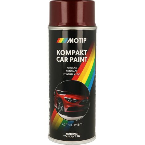 PEINTURE ACRYLIQUE KOMPAKT 51480 ROUGE METALLISE 400ML MOTIP