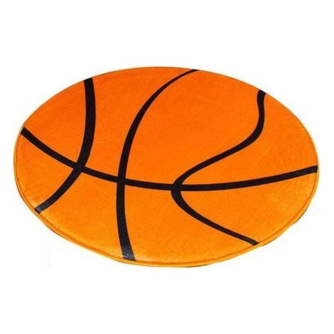 Tapis à Motif Ballon de Basket-Ball imprimé 3D pour Chambre à Coucher, Salle de Bain, Chaise d\'ordinateur, Tapis de Sol antidérapant, Housse de Coussin pour décoration de Salon (1/5)