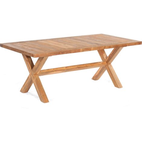Sonnenpartner Stanford Gartentisch Old Teak Tisch Esstisch Teakholz 200x100 cm
