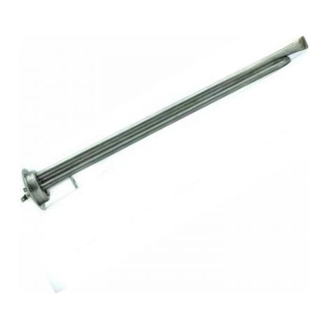 Resistencia Monoblock 1600W para Termo Eléctrico  Brida Ø 62mm Exterior  Diámetro Interior 46,5mm  Recambio Blindado